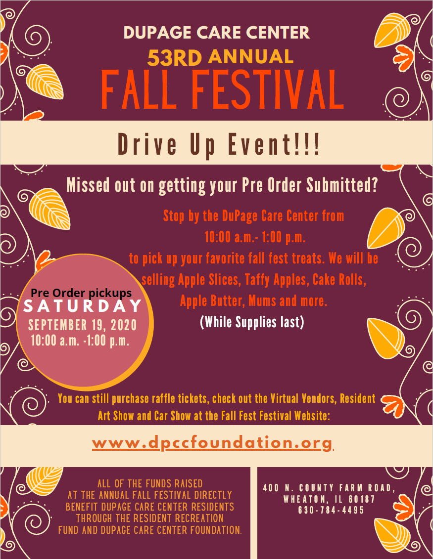 53rd Annual Fall Fest DuPage Care Center Foundation